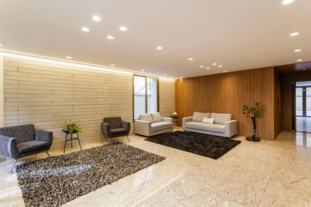 Apartamento para alugar com 47m², 1 quarto e 1 vagaHall social