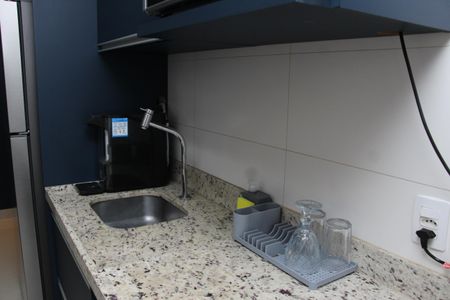 Cozinha de apartamento para alugar com 1 quarto, 79m² em Setor Oeste, Goiânia