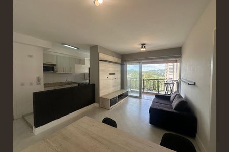 Sala de apartamento à venda com 1 quarto, 51m² em Alphaville Conde Ii, Barueri