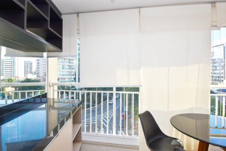 Apartamento para alugar com 35m², 1 quarto e 1 vaga Apartamento para alugar com 35m², 1 quarto e 1 vagavaranda Sala de jantar