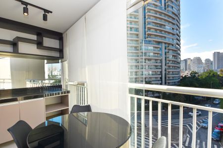 Apartamento para alugar com 35m², 1 quarto e 1 vaga Apartamento para alugar com 35m², 1 quarto e 1 vagavaranda Sala de jantar