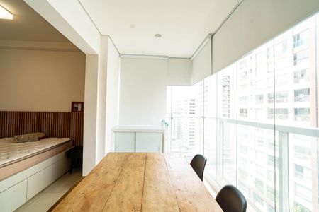 Studio para alugar com 34m², 1 quarto e 1 vagaVaranda