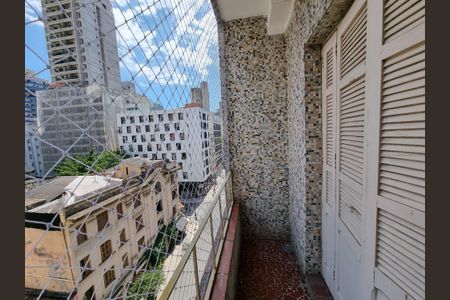 Sacada do Quarto de kitnet/studio para alugar com 1 quarto, 40m² em Vila Buarque, São Paulo