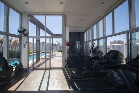 Apartamento para alugar com 38m², 1 quarto e 1 vaga Apartamento para alugar com 38m², 1 quarto e 1 vagaÁrea comum - Academia
