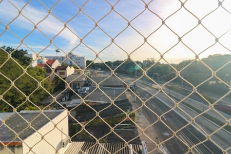 Vista da Sala de apartamento à venda com 1 quarto, 45m² em Vila João Pessoa, Porto Alegre