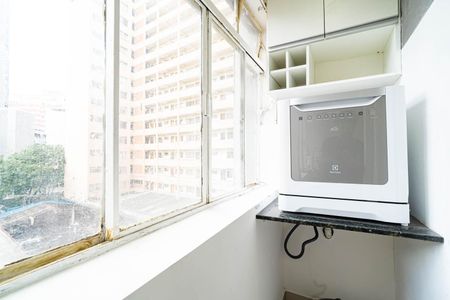 Studio à venda com 26m², 1 quarto e sem vagaCozinha