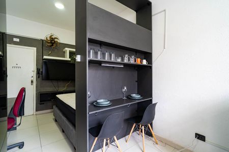 Studio à venda com 26m², 1 quarto e sem vagaCozinha