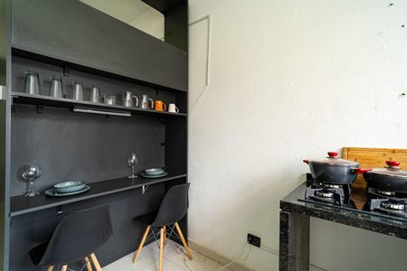 Studio à venda com 26m², 1 quarto e sem vagaCozinha
