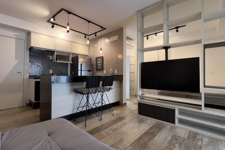 Sala de apartamento para alugar com 1 quarto, 38m² em Jardim Flor da Montanha, Guarulhos