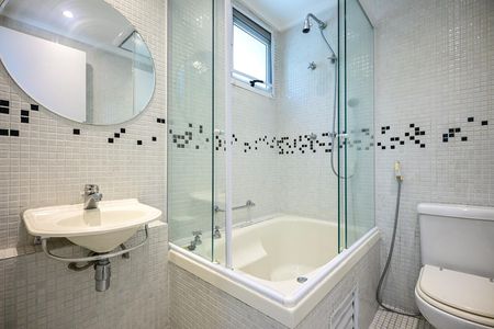 Apartamento para alugar com 458m², 4 quartos e 4 vagasBanheiro da Suíte 1