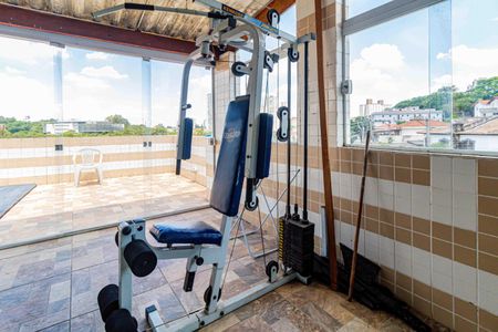 Área comum - Academia de kitnet/studio para alugar com 1 quarto, 18m² em Vila São Luís(zona Oeste), São Paulo