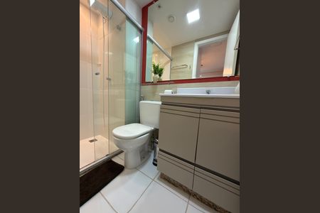 Banheiro de apartamento para alugar com 1 quarto, 33m² em Sul (águas Claras), Brasília