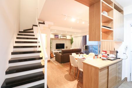 Sala de apartamento à venda com 1 quarto, 84m² em Vila Gertrudes, São Paulo