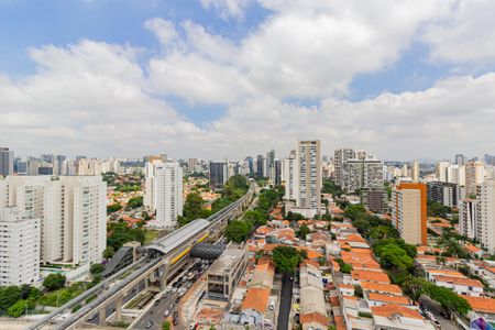 Vista da Varanda de apartamento para alugar com 1 quarto, 67m² em Campo Belo, São Paulo