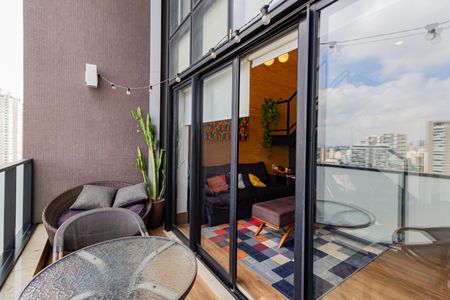 Varanda de apartamento para alugar com 1 quarto, 67m² em Campo Belo, São Paulo