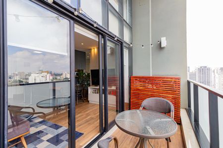 Varanda de apartamento para alugar com 1 quarto, 67m² em Campo Belo, São Paulo
