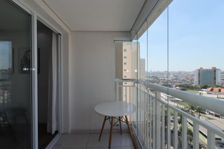Varanda Gourmet de apartamento à venda com 2 quartos, 63m² em Campestre, Santo André