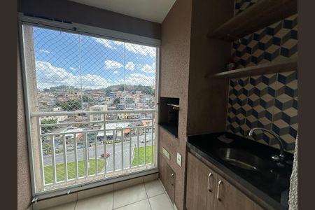 Varanda da Sala de apartamento para alugar com 1 quarto, 74m² em Jardim Tupanci, Barueri