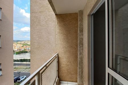 Varanda da Sala de apartamento para alugar com 2 quartos, 54m² em Jardim do Lago Continuação, Campinas