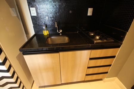 Studio à venda com 36m², 1 quarto e 1 vagaCozinha