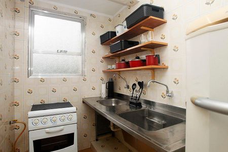 Cozinha de apartamento para alugar com 1 quarto, 29m² em Centro Histórico, Porto Alegre