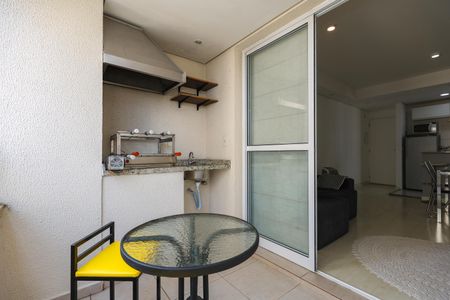 Varanda da Sala de apartamento para alugar com 2 quartos, 68m² em Jardim Ampliação, São Paulo