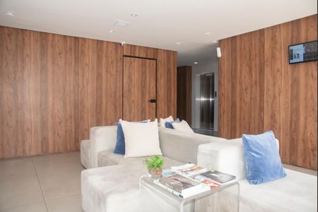 Studio para alugar com 32m², 1 quarto e 1 vagaHall social