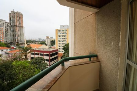 Varanda da sala de apartamento à venda com 2 quartos, 65m² em Chácara Santo Antônio (zona Sul), São Paulo