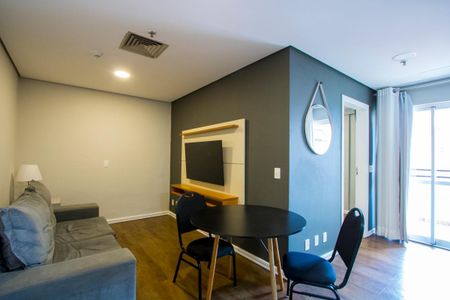 Sala de apartamento à venda com 1 quarto, 43m² em Centro, Santo André