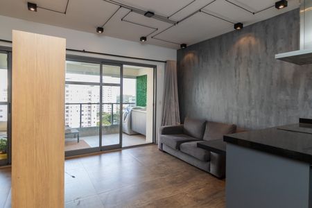 Sala de apartamento para alugar com 1 quarto, 50m² em Barra Funda, São Paulo