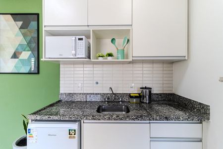 Studio à venda com 34m², 1 quarto e sem vagaCozinha