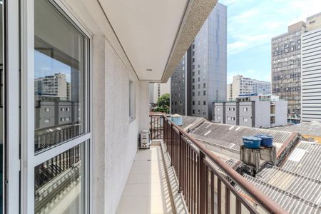 Studio à venda com 34m², 1 quarto e sem vagaVaranda