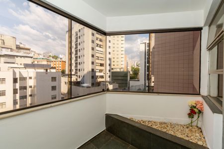 Varanda da Sala de apartamento para alugar com 3 quartos, 149m² em Grajaú, Belo Horizonte