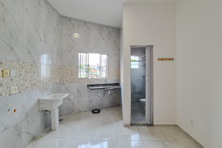 Cozinha e Área de Serviço de casa para alugar com 1 quarto, 32m² em Baeta Neves, São Bernardo do Campo