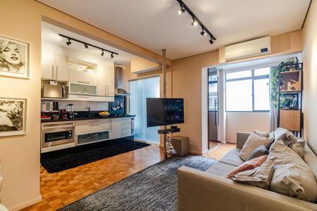 Sala de apartamento para alugar com 1 quarto, 62m² em Consolação, São Paulo