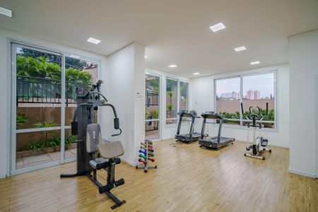 Área comum - Academia de kitnet/studio para alugar com 1 quarto, 37m² em Vila Gomes, São Paulo