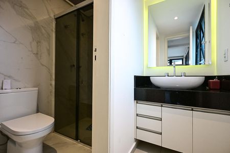 Apartamento para alugar com 90m², 1 quarto e 2 vagasBanheiro da Cobertura