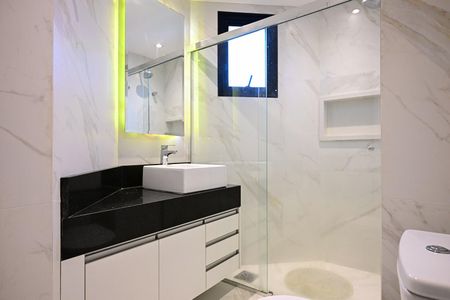 Apartamento para alugar com 90m², 1 quarto e 2 vagasBanheiro 1