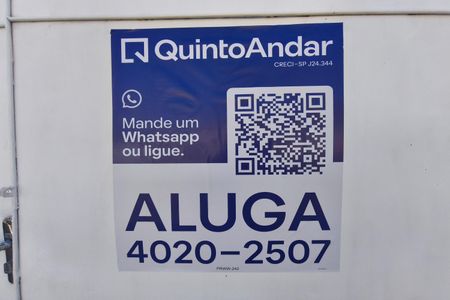 PLACA INSTALADA NA FACHADA de casa para alugar com 2 quartos, 180m² em Vila Lemos, Campinas