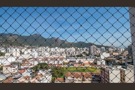 Sala Varanda Vista de apartamento à venda com 1 quarto, 56m² em Vila Isabel, Rio de Janeiro