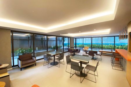 Studio à venda com 47m², 1 quarto e 1 vaga Studio à venda com 47m², 1 quarto e 1 vagaÁrea comum - Salão de festas