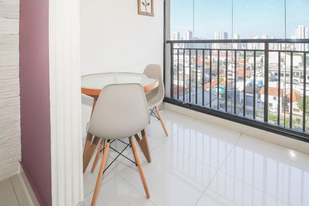 Varanda da Sala de apartamento para alugar com 2 quartos, 60m² em Barra Funda, São Paulo