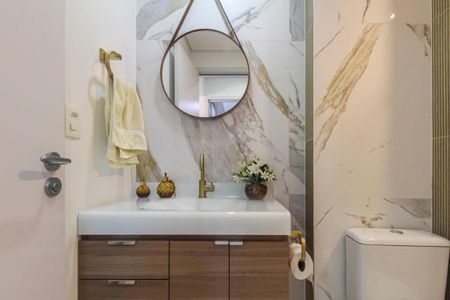 Apartamento à venda com 85m², 2 quartos e 2 vagasBanheiro social