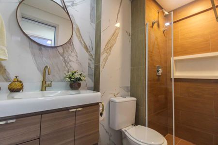 Apartamento à venda com 85m², 2 quartos e 2 vagasBanheiro social