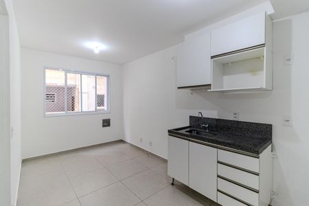 Sala e Cozinha de apartamento para alugar com 1 quarto, 25m² em Vila Buarque, São Paulo