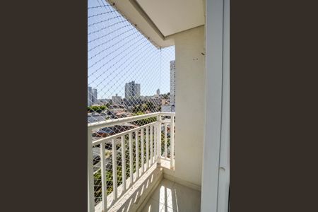 Varanda da Sala de apartamento à venda com 2 quartos, 50m² em Vila Camilópolis, Santo André