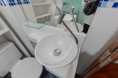 Banheiro Social de kitnet/studio à venda com 1 quarto, 35m² em Bela Vista, São Paulo