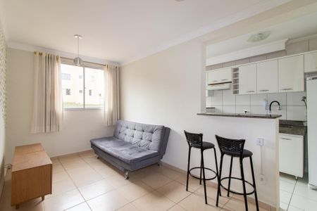 Sala de apartamento para alugar com 2 quartos, 59m² em Vila Industrial, Campinas