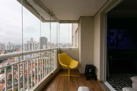 Varanda da Sala de apartamento à venda com 3 quartos, 98m² em Tatuapé, São Paulo
