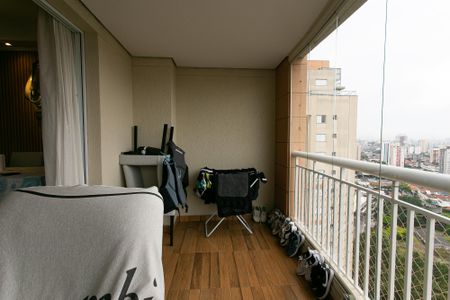 Varanda da Sala de apartamento à venda com 3 quartos, 98m² em Tatuapé, São Paulo